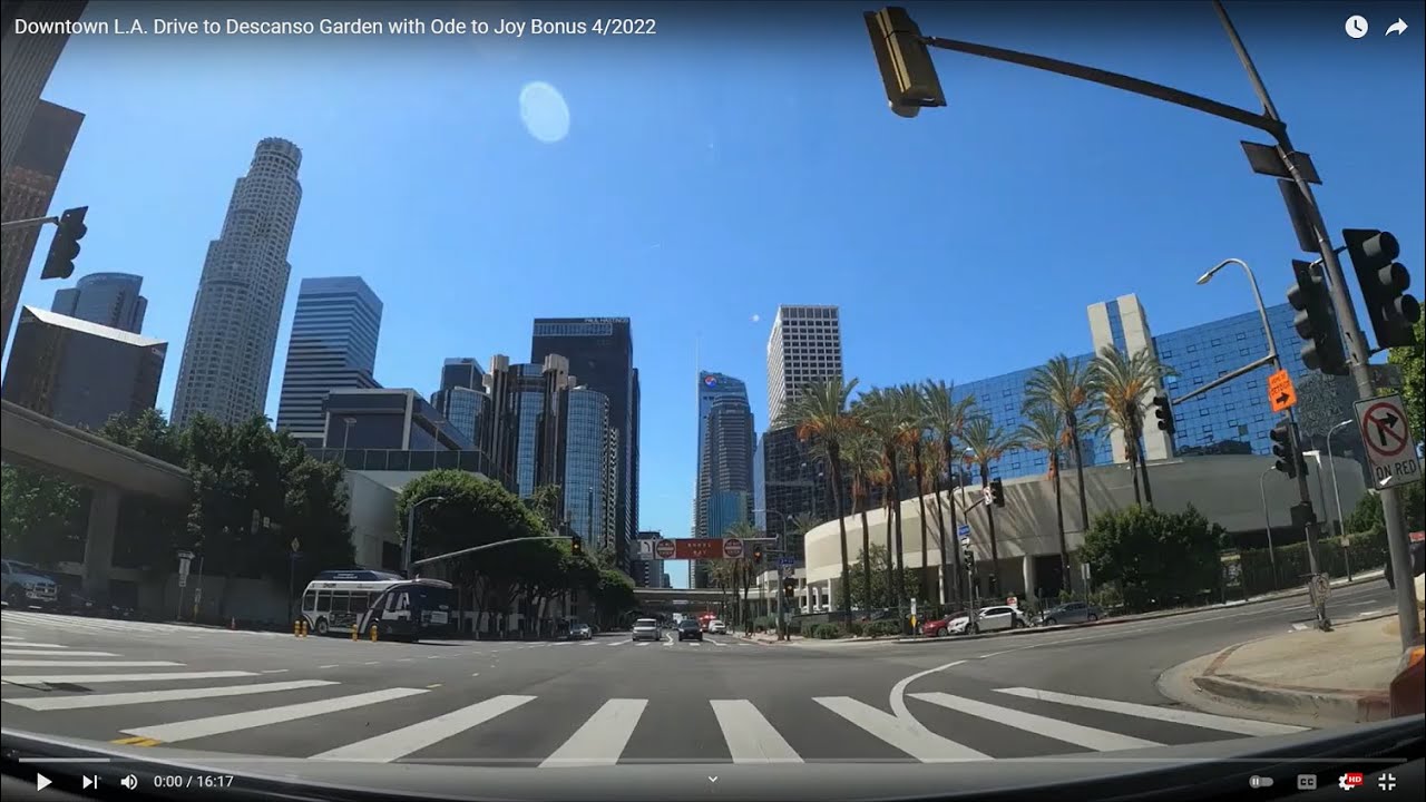 Downtown L.A. to La Canada Flintridge Drive 4/2022