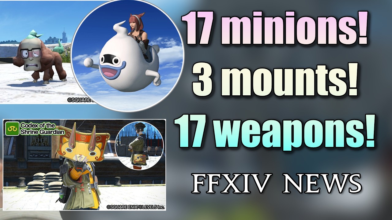 В событии Yo-kai Watch появились новые награды в 2026 году &mdash; FFXIV