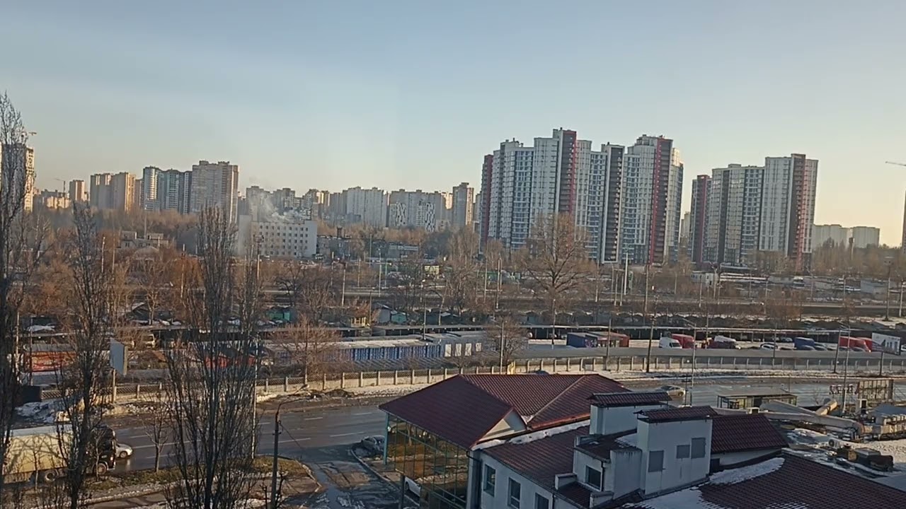 Заставка. Київ: Від дня до ночі (2 години) / Kyiv Poznyaki Ambience: Window View