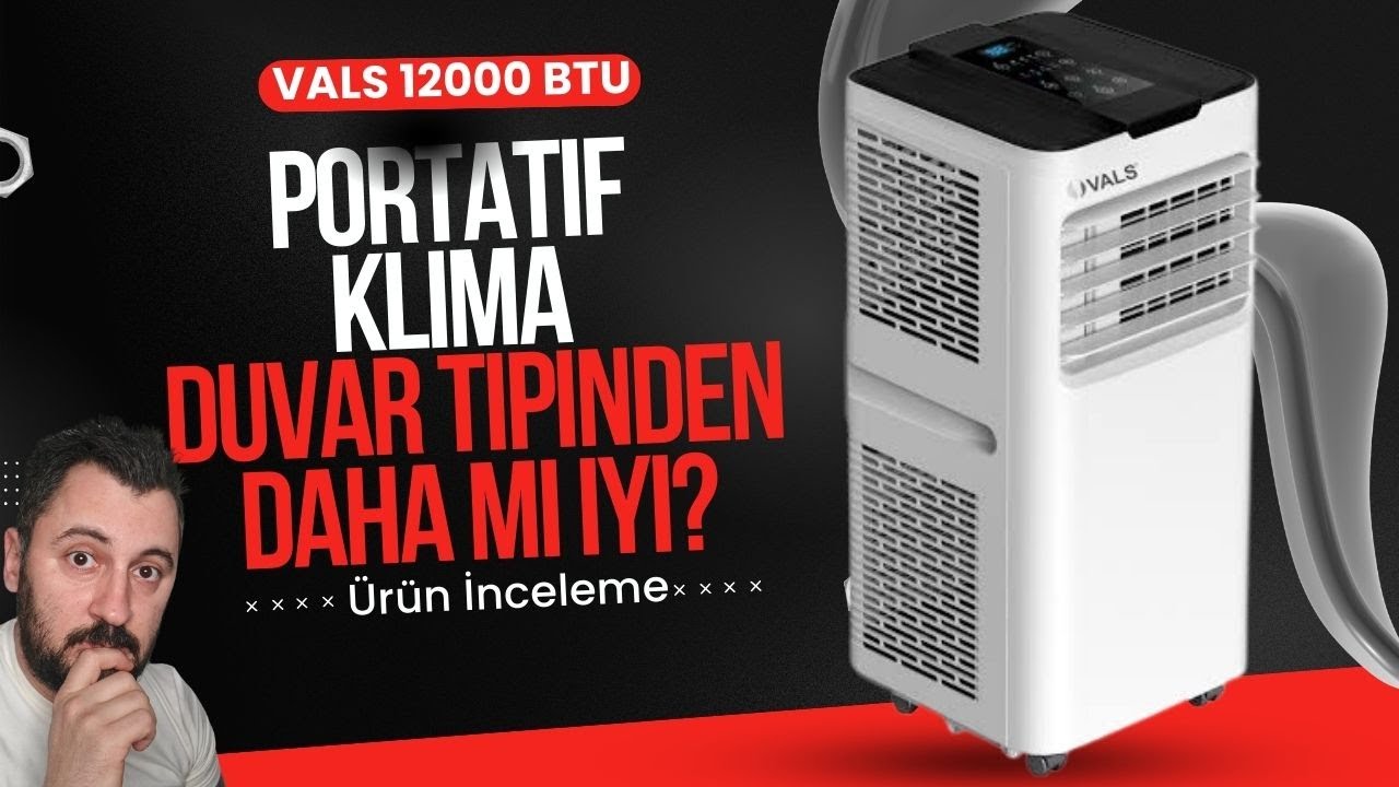 PORTATİF MOBİL KLİMA ALINIR MI? Vals AC 12 PLR 12000 Btu Mobil Klima İnceleme ve Kullanım