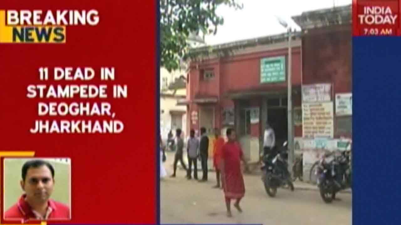11 Dead In Stampede At Belabagan Durga Temple In Jharkhand
