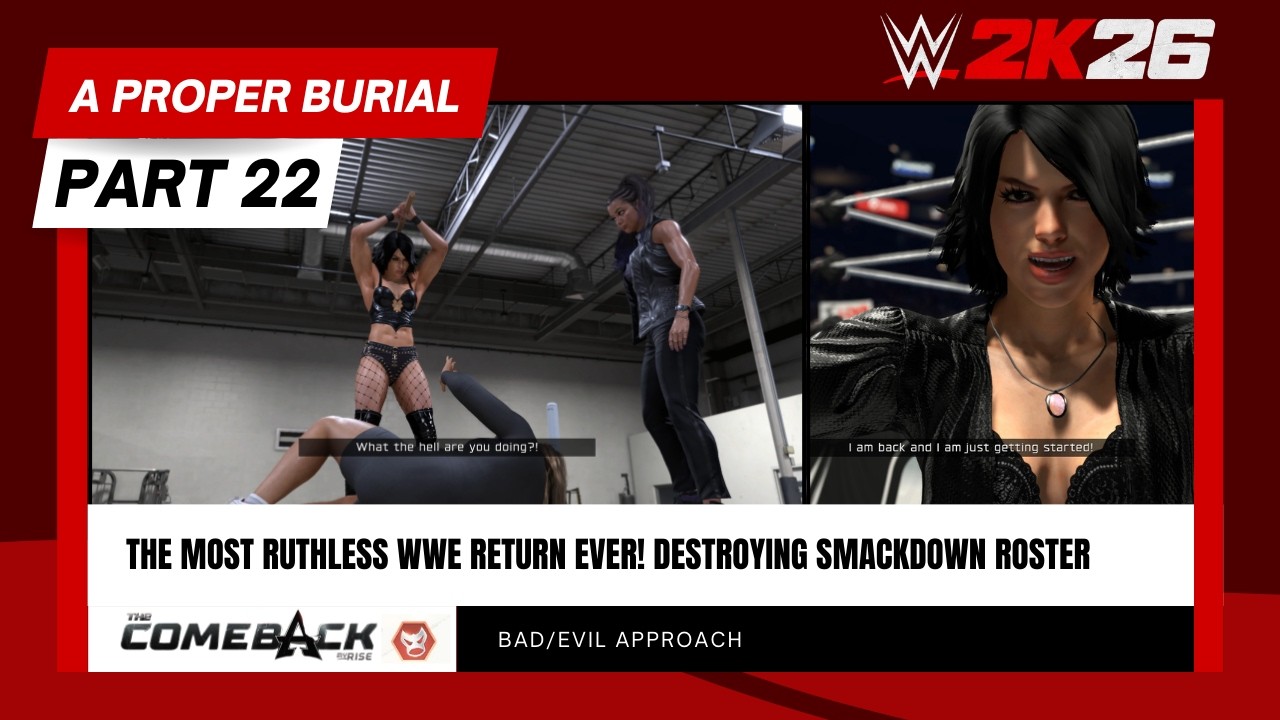 The Most RUTHLESS WWE Return Ever! Destroying Smackdown Roster | WWE 2K26 MyRise Part 22