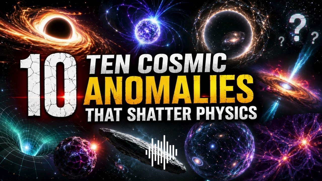 Ten cosmic anomalies that shatter physics