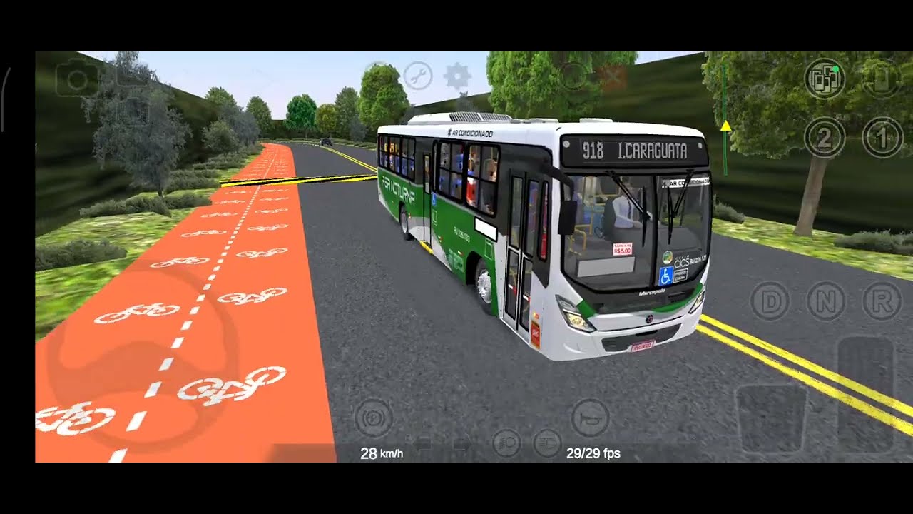 PRÓTON BUS SIMULATOR/RMBS/linha 115 × 918 ida