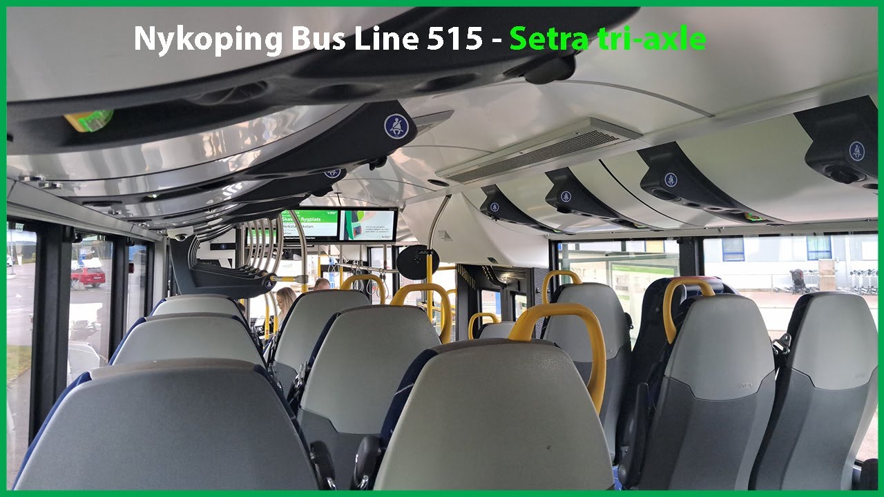 Sweden Bus Line 515: Nypoking to Stockholm Skavsta Airport - Scenic Country Views