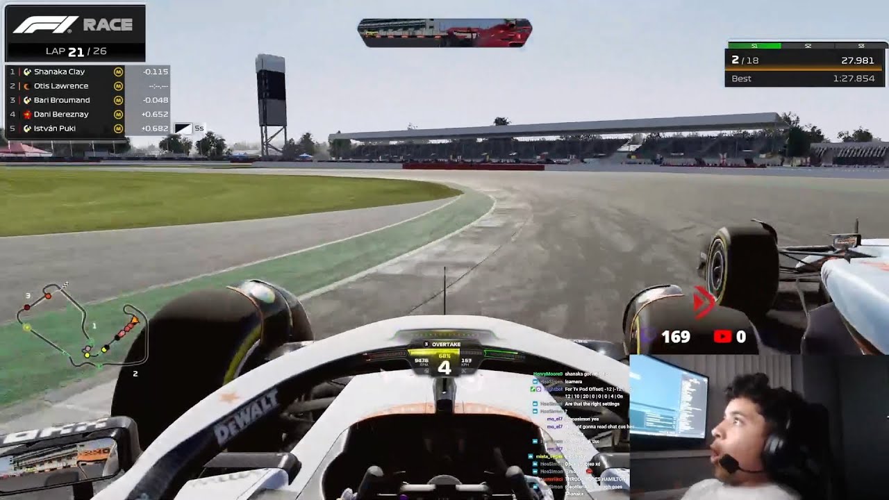 OTIS LAWRENCE AND ISTVAN PUKI CAUSE A COLLISION IN THE SAME CORNER