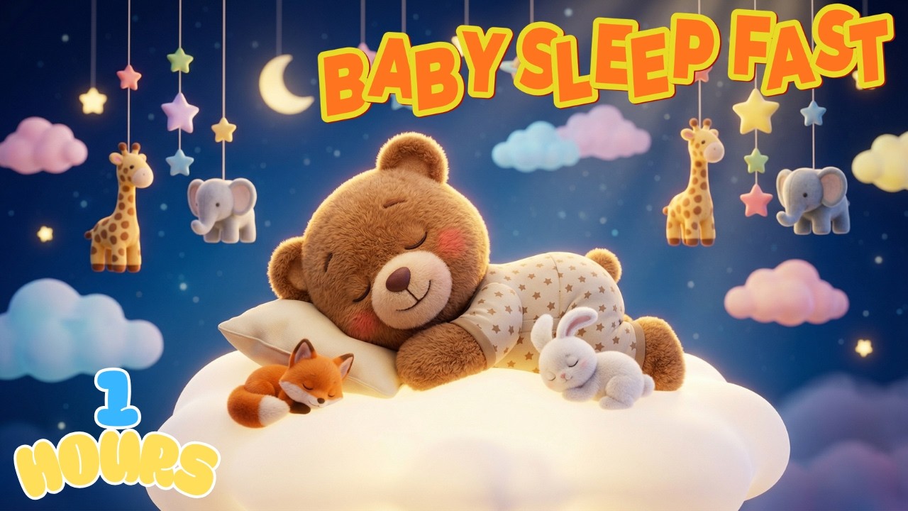 Soft Lullabies 💖 Baby Falls Asleep Fast 😴 Calming Sleep Music (4 Minutes)