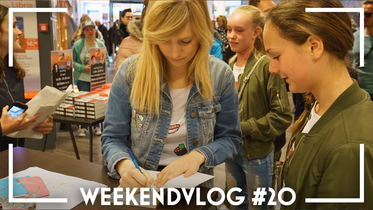 SIGNEERSESSIE VAN MIJN BOEK! - WEEKENDVLOG #20