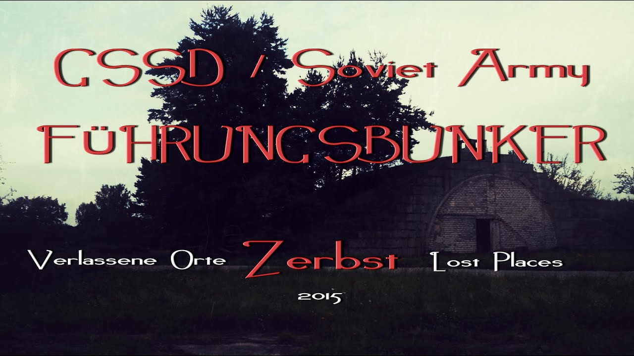 Soviet Army 35 ИАП Führungsbunker ZERBST 35.Jagdfliegerregiment - Lost Places 198 / 2015