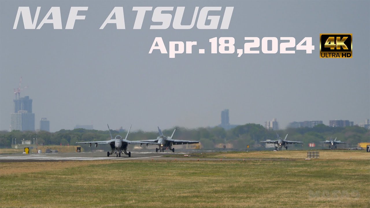 F-35Cが厚木基地に初登場 10機の米海軍戦闘機がフェスティバル参加で岩国基地からやってきた DIAMOND,MACE,CHIPPY,OUTLAW #usnavy #rjta #日米親善春祭