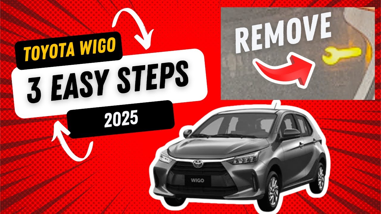 HOW TO REMOVE THE YELLOW WRENCH WARNING | TOYOTA WIGO 2025