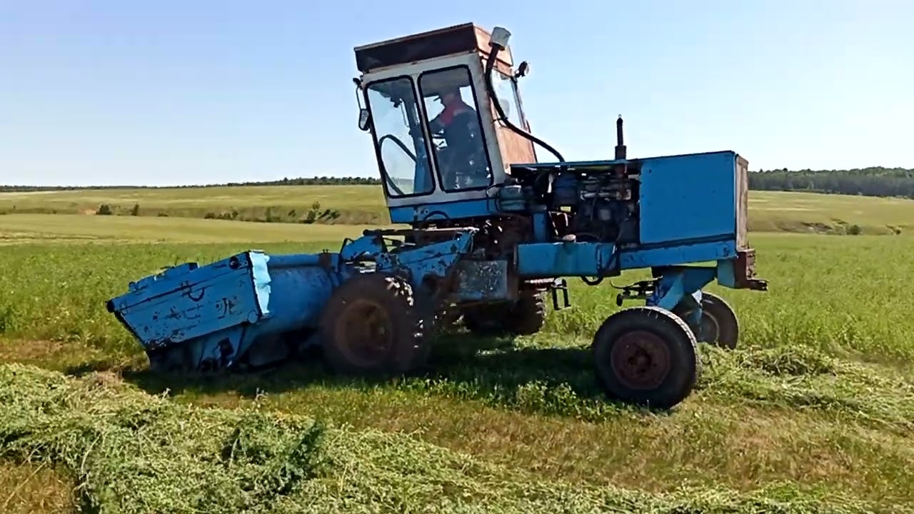самоходная косилка e-302