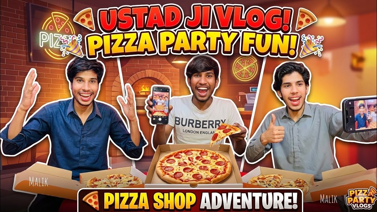MALIK JI KE SATH FUNDAY! 🍕 Pizza Party aur Dher Sara Fun! 😂
