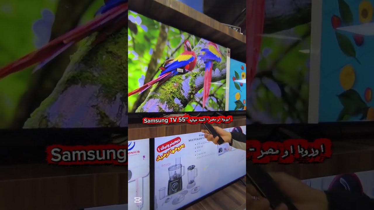 📺✨ Samsung TV 55″ – 🚨🎁اوروبا او مصر/ تخفيضات واعرة🔥Samsung 55″…