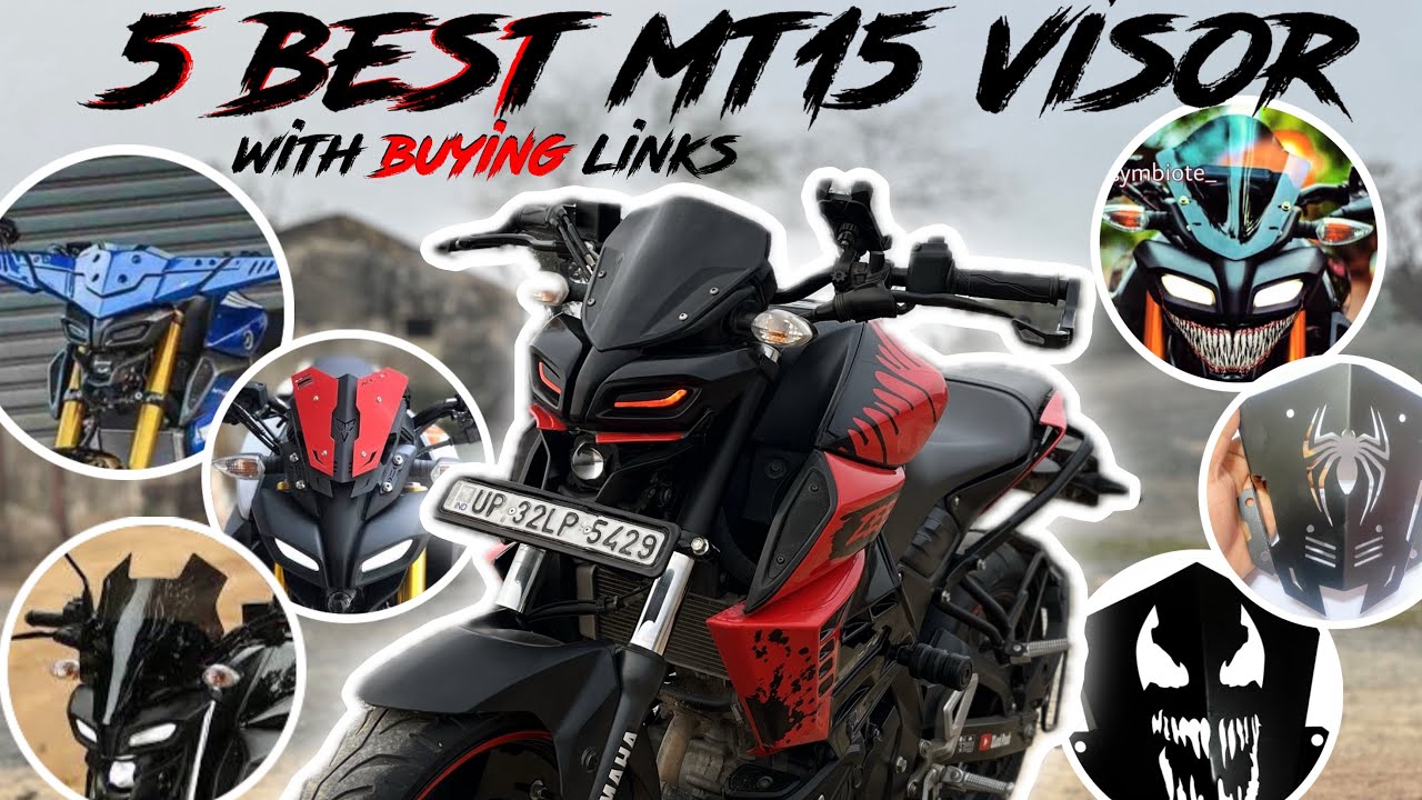 Best 5 mt 15 visor🥵| metal visor,long visor,bubble visor,buffalo mask installation and review