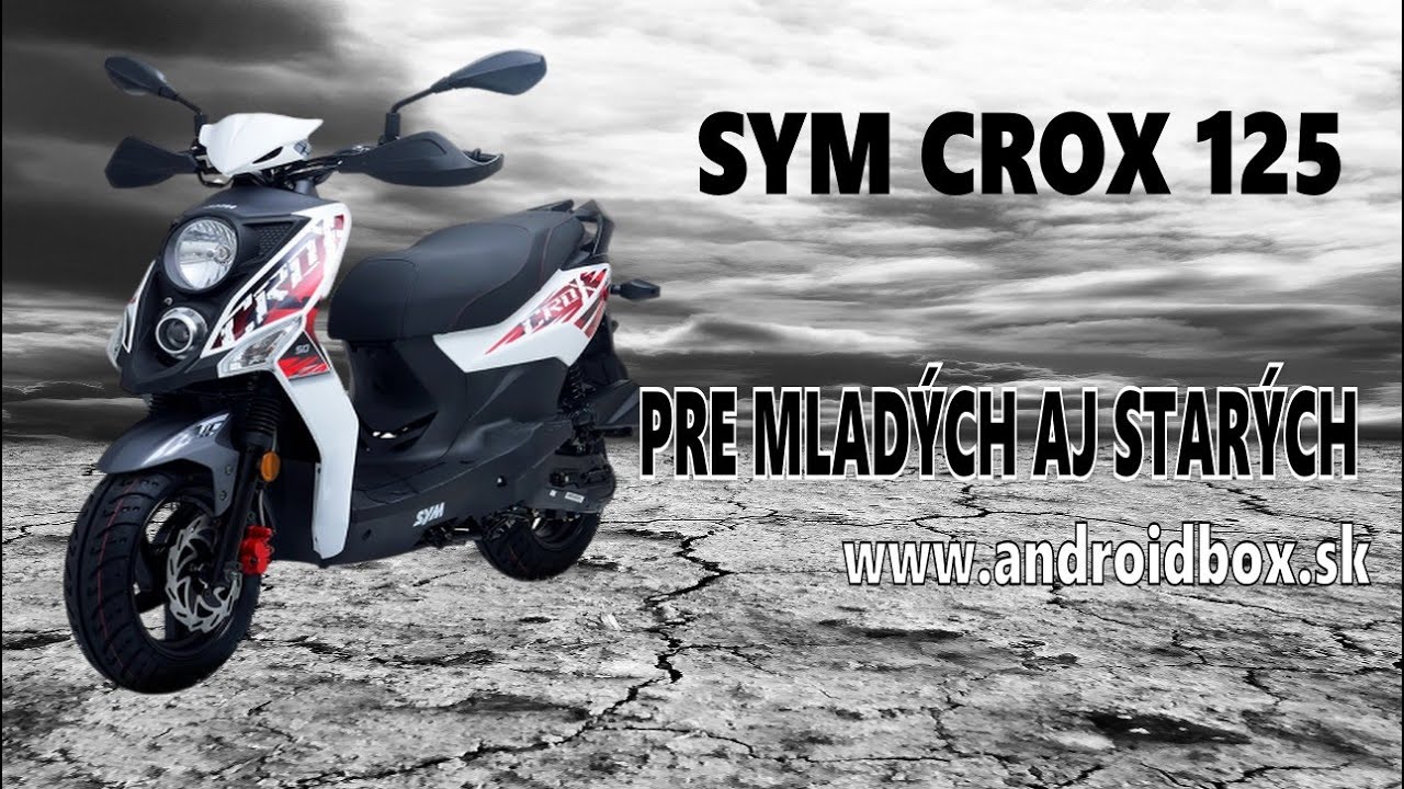 Skúter SYM CROX 125i CBS- Pre mladých aj starých