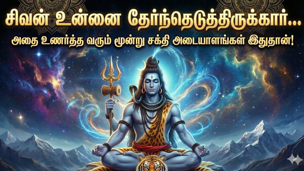 🕉️ சிவன் உங்களை தேர்ந்தெடுத்துவிட்டார்! 👁️ 3 ரகசிய அறிகுறிகள் 🔱 | Lord Shiva Signs