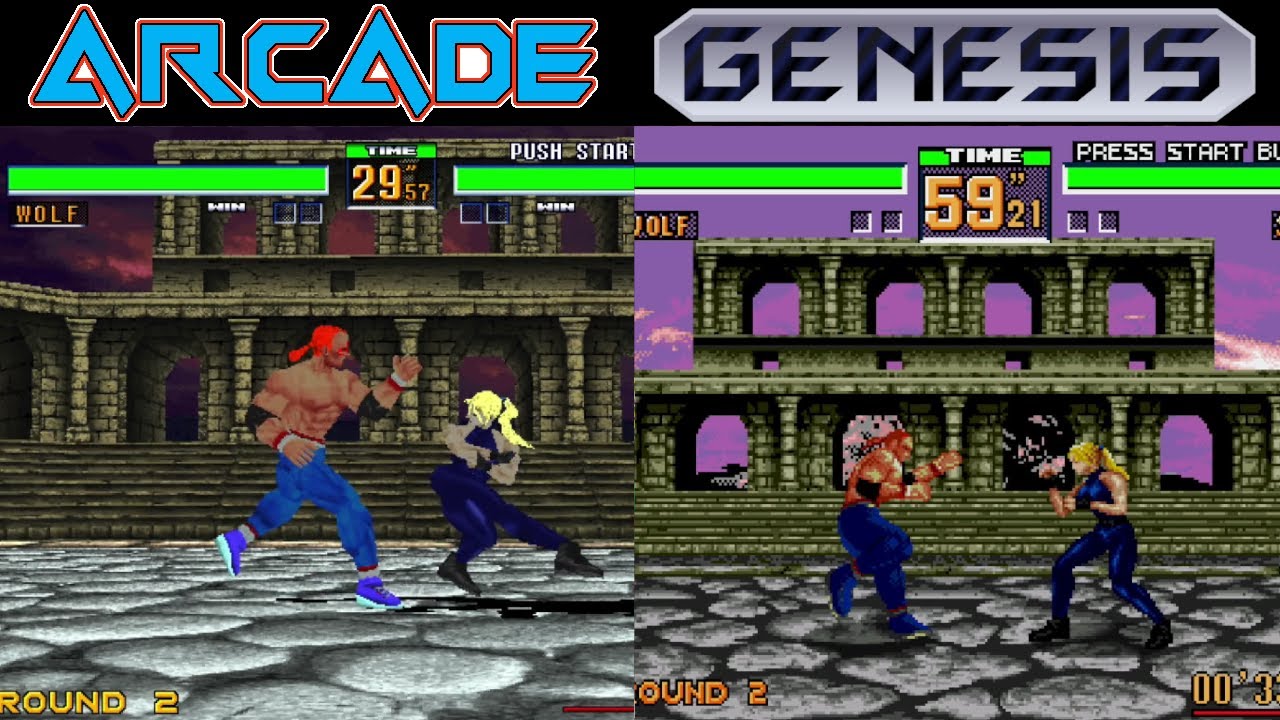 All Arcade Vs Sega Genesis Games Compared Side By Side