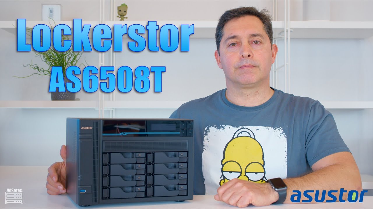Lockerstor 8 (AS6508T), un NAS 10G de Asustor de altas prestaciones