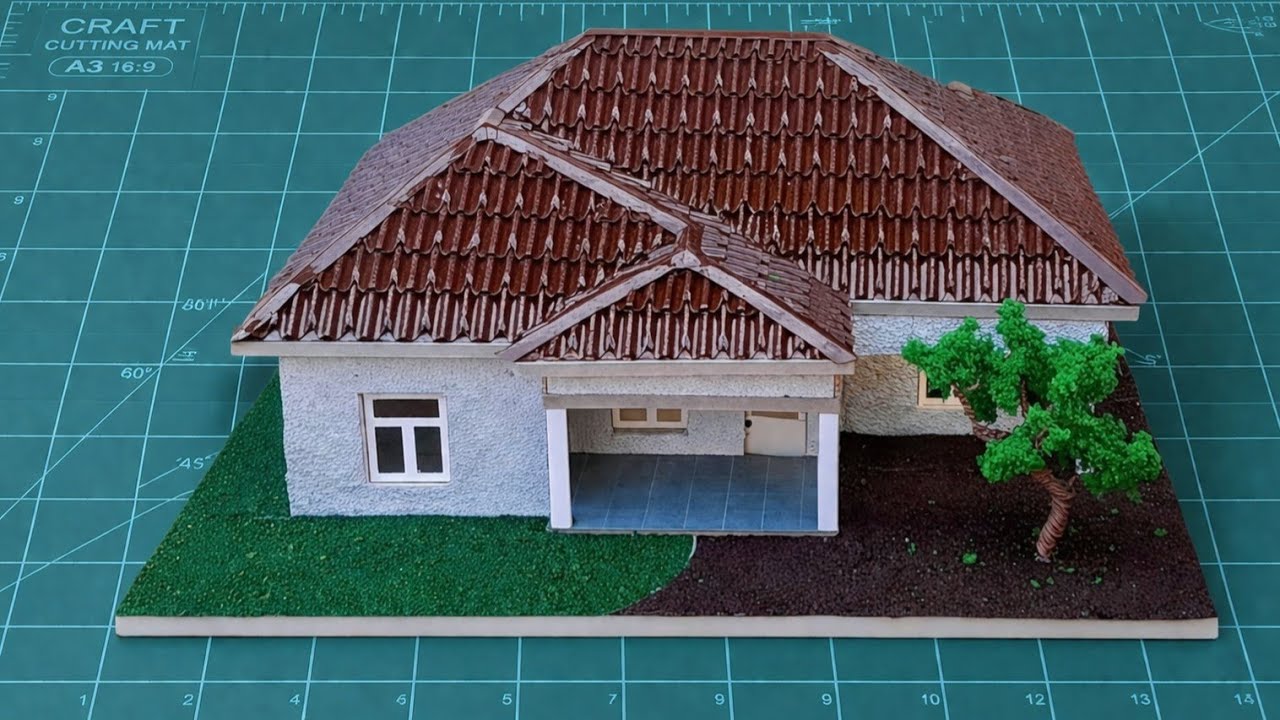 DIY Cardboard House | Simple Miniature Ideas | Paccy Craft Cardboard