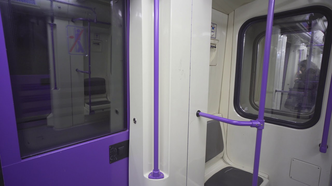 Bulgaria, Sofia, metro night ride from Вардар to Западен парк