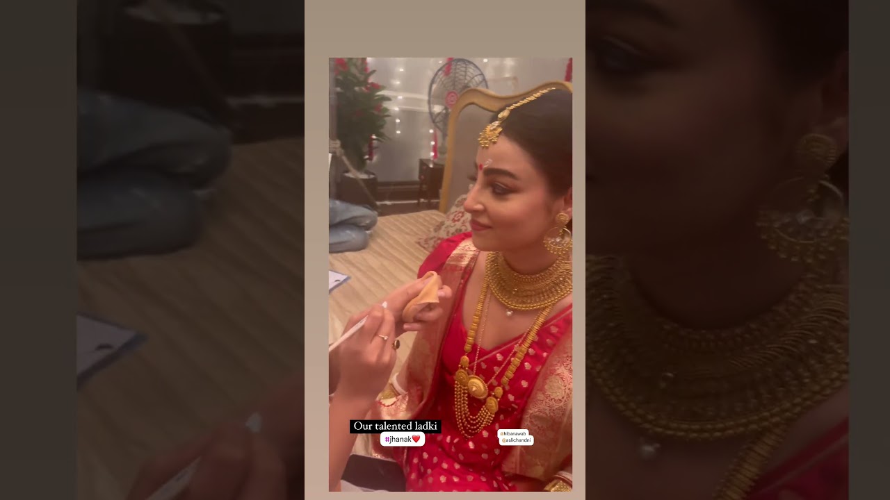 Jhanak Serial Offscreen Short 🌈🥰 Hiba Nawab 💖 Jhanak today full episode #bts #jhanak