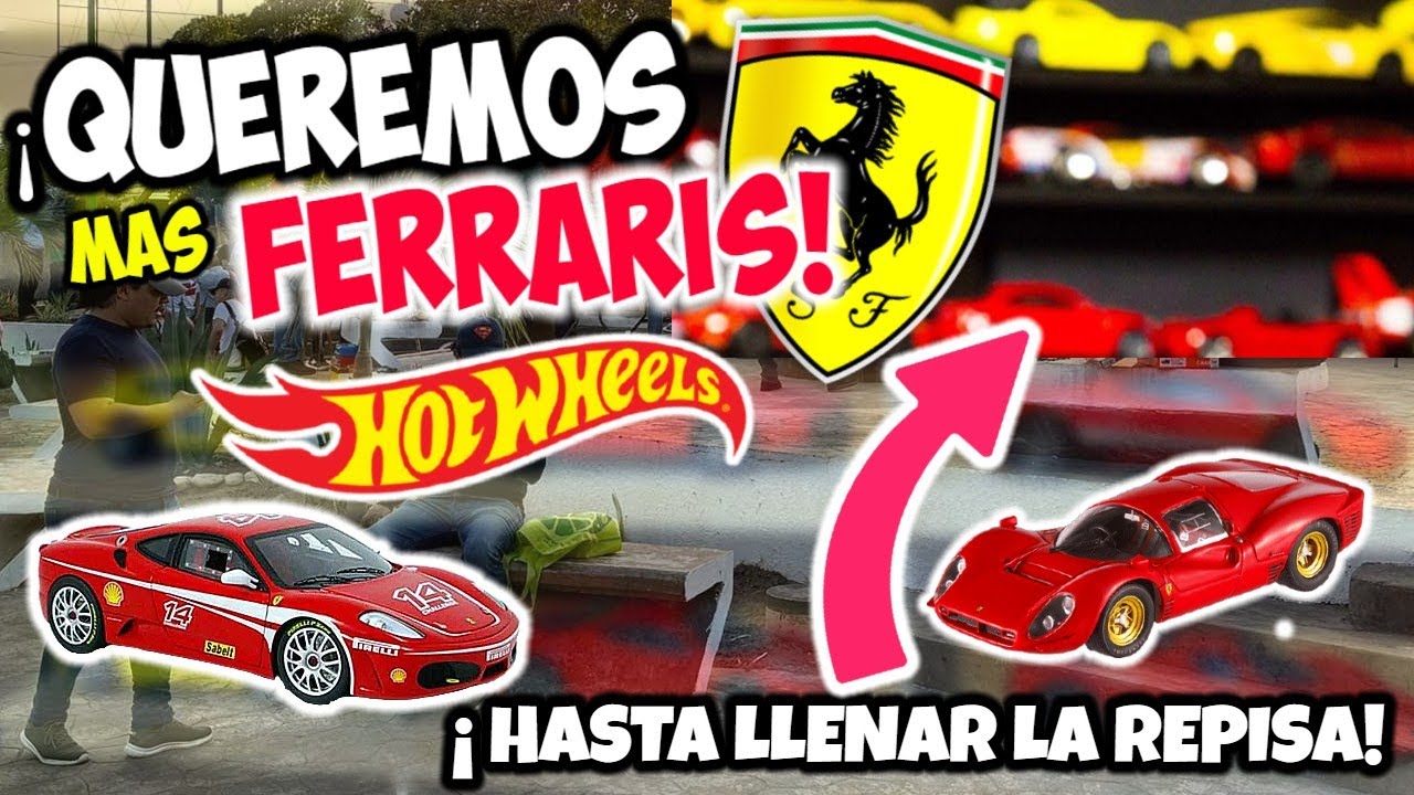 ¡COMPRAMOS TODOS LOS FERRARIS DE HOT WHEELS EN ESTE EVENTO DE COLECCIONISTAS! ¡LLENEMOS LA REPISA!