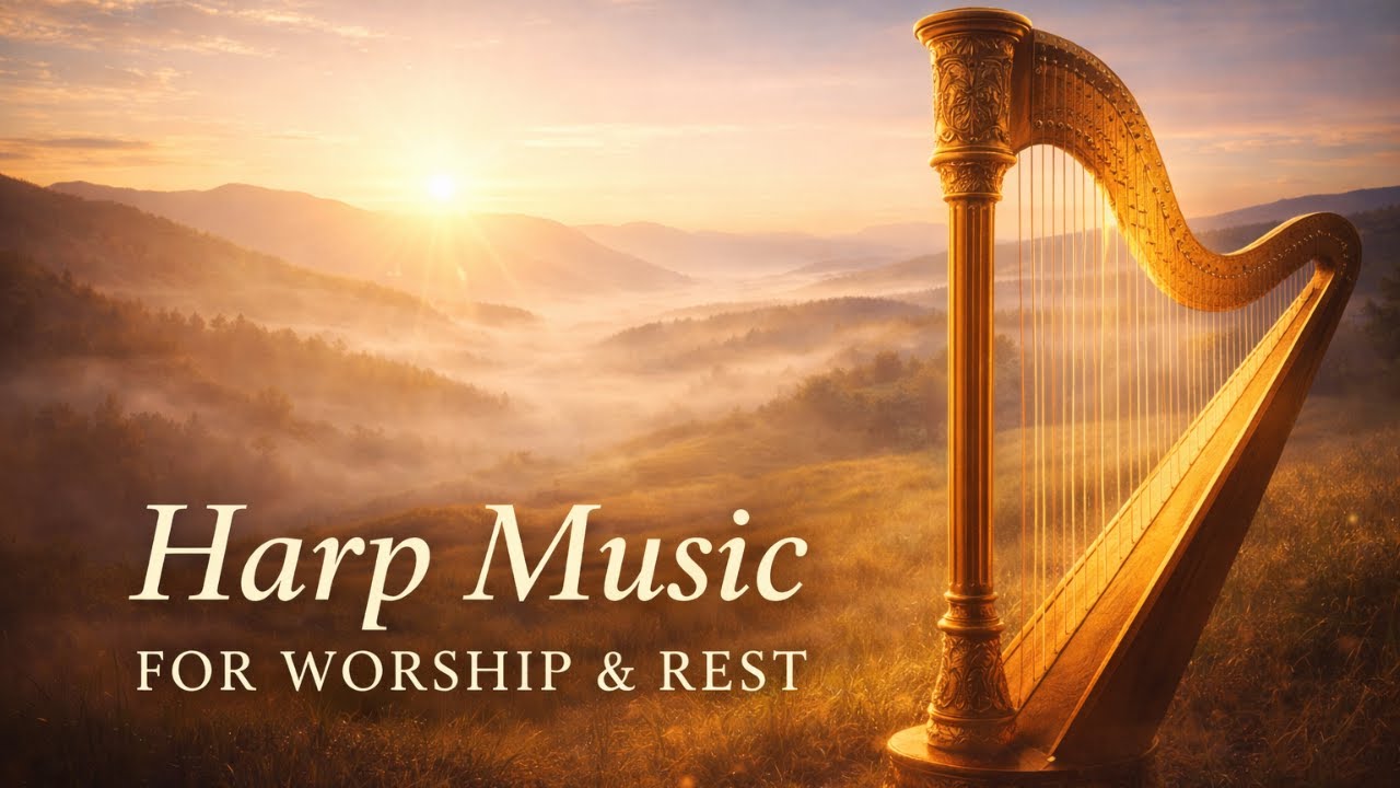 Perfect Peace 🕊️ Instrumental Harp for Worship, Rest, and Study