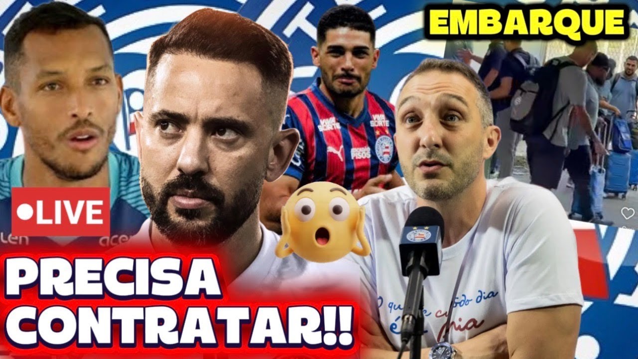 [AO VIVO]🇨🇱BAHIA: PROBLEMAS, EMBARQUE PRO CHILE, , NOTÍCIAS DO BAHIA NA LIBERTADORES