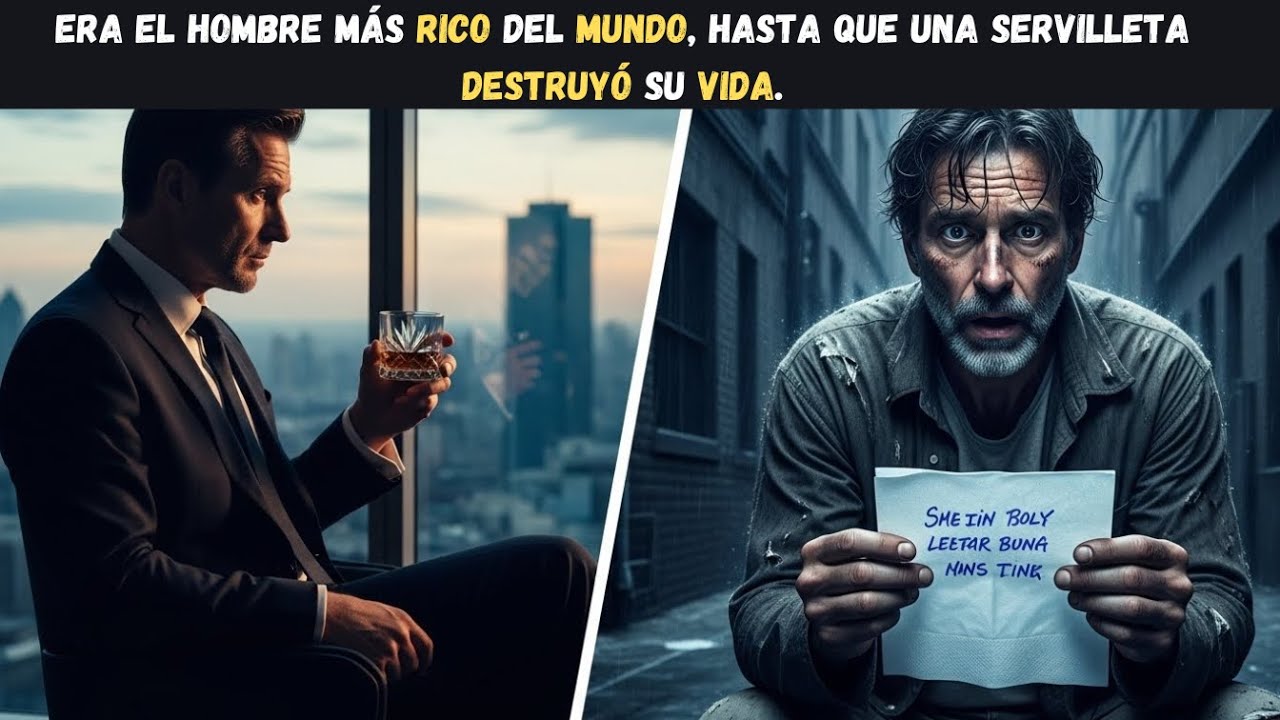 ERA EL HOMBRE MÁS RICO DEL MUNDO, HASTA QUE UNA SERVILLETA DESTRUYÓ SU VIDA.