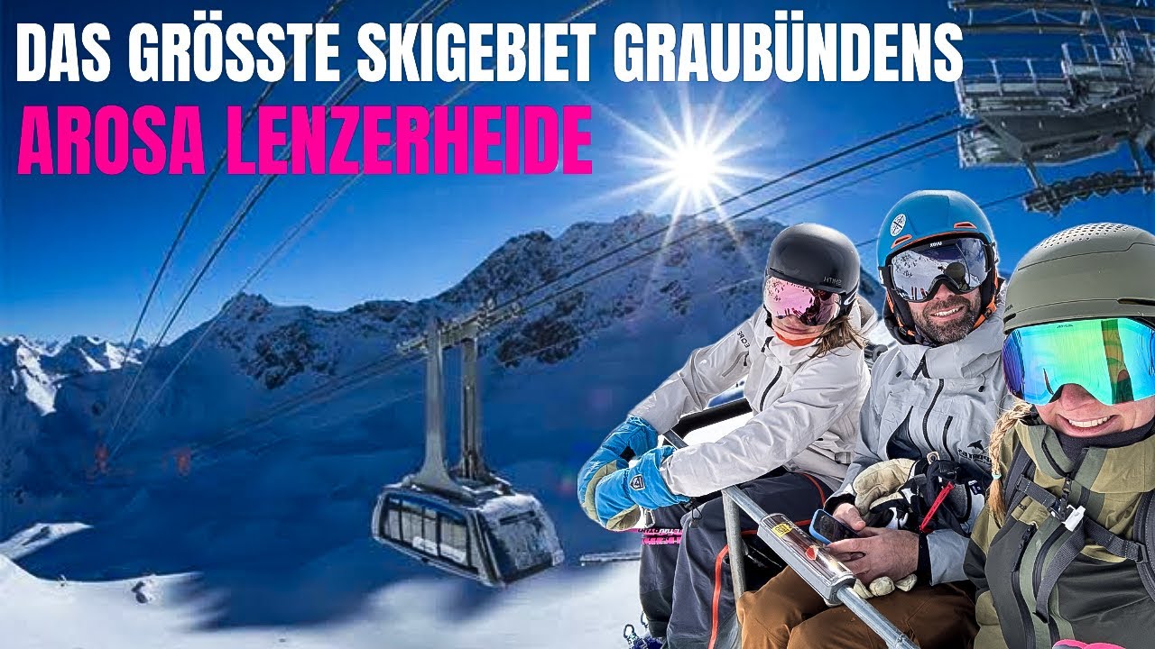 HIER SCHEINT IMMER DIE SONNE ☀️ - Das größte SKIGEBIET Graubündens: AROSA LENZERHEIDE