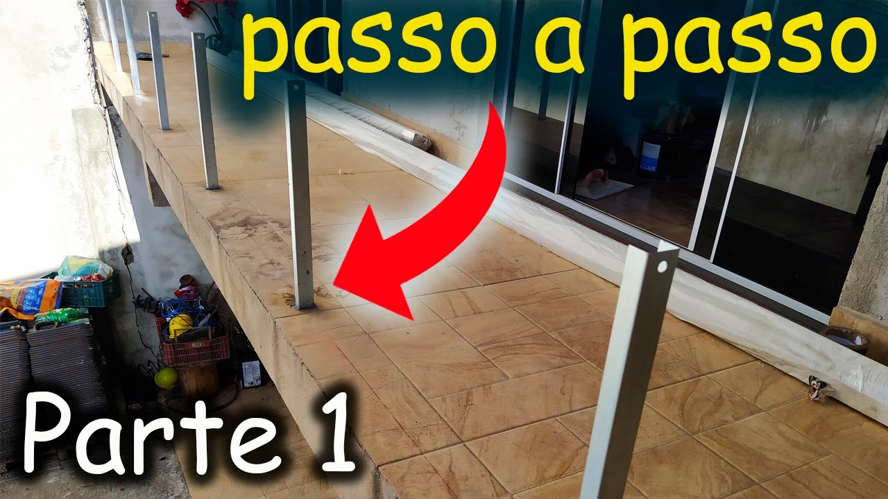como chumbar pontaletes para guarda corpo de vidro temperado