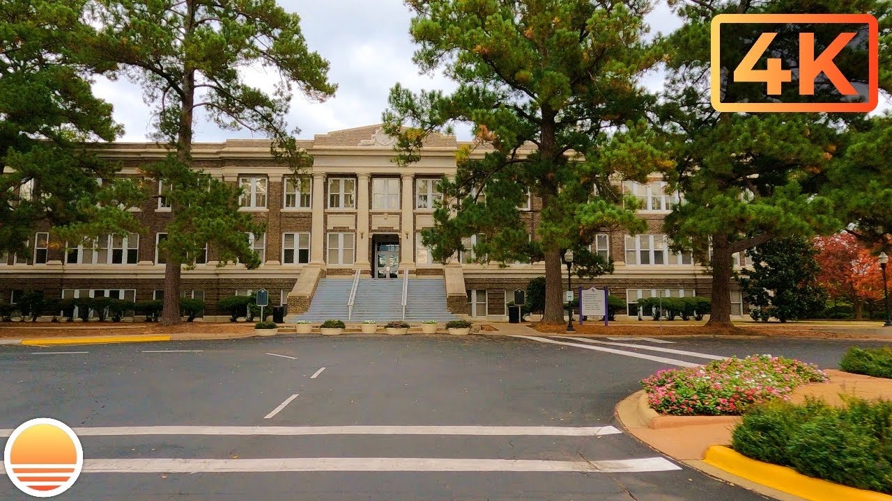 East Nacogdoches, Texas to Stephen F Austin University (SFA). An UltraHD 4K Real Time Driving Tour.