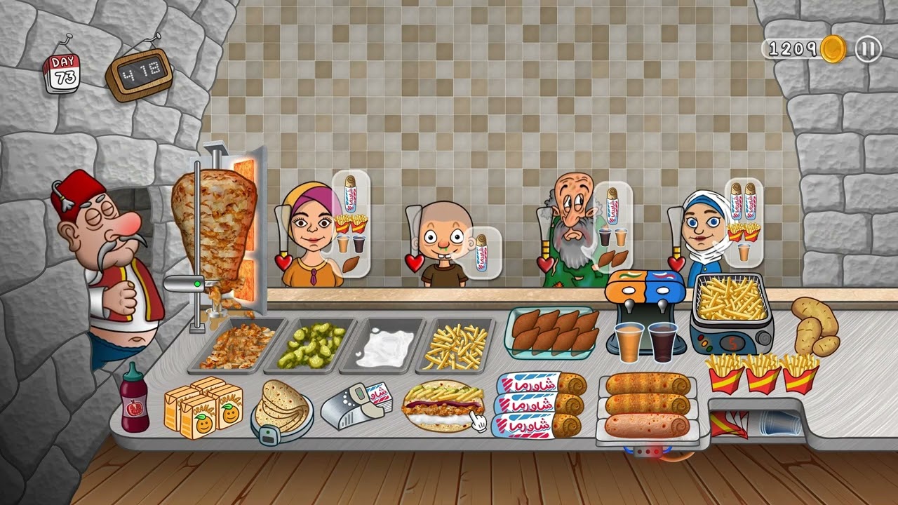 Shawarma Legend - No Commentary Gameplay for relax or study Part-4