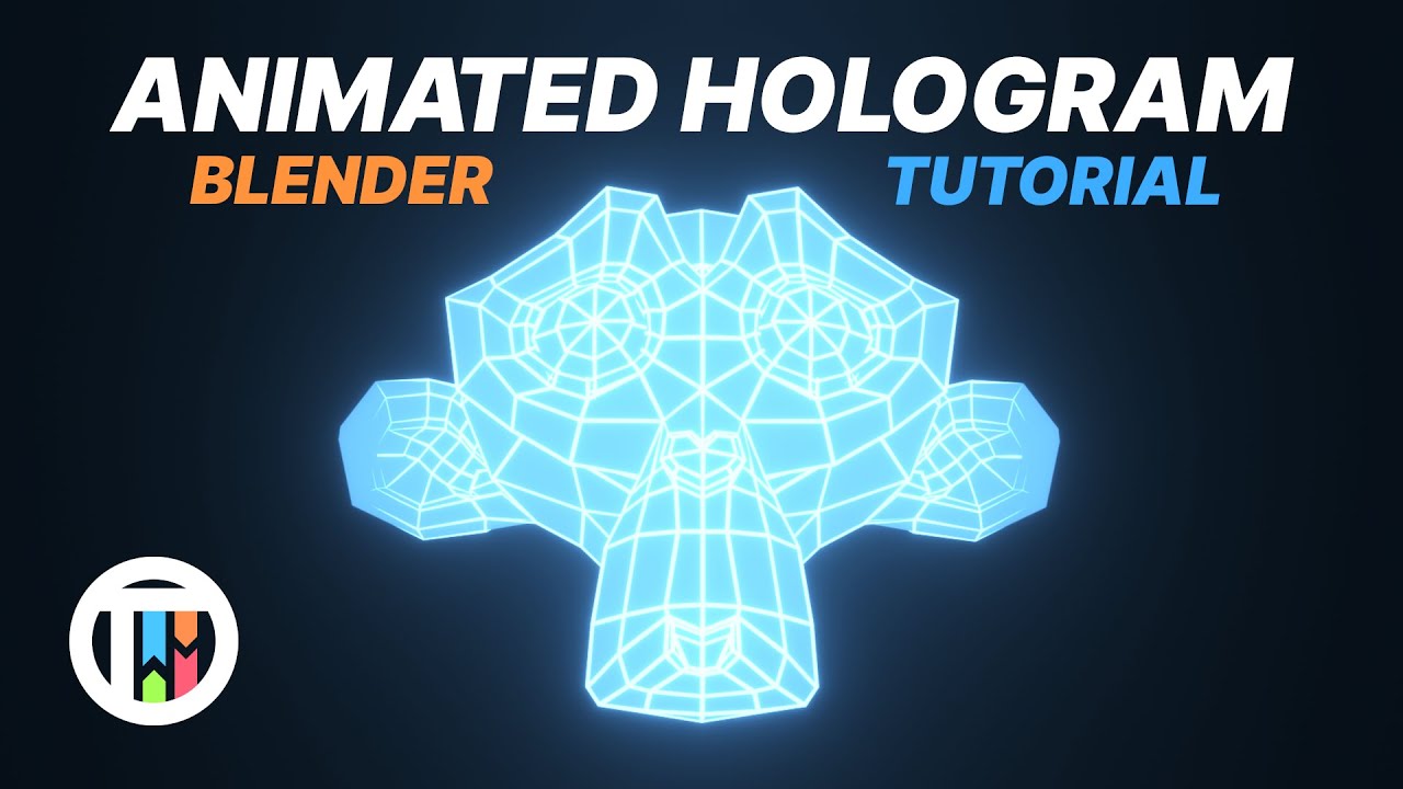 Animated Hologram Type Effect Tutorial in Blender 2.9 Eevee