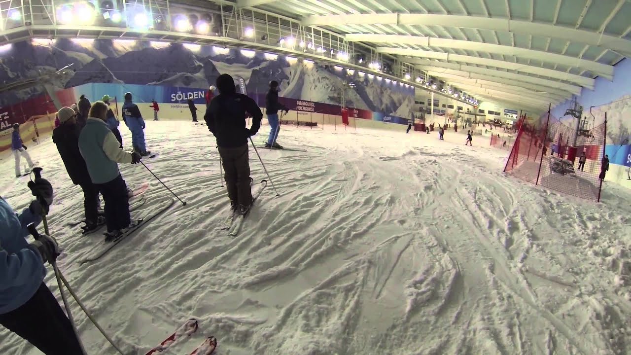 Snowboarding Front Helmet Mount Test - Hemel Hempstead Snow Centre