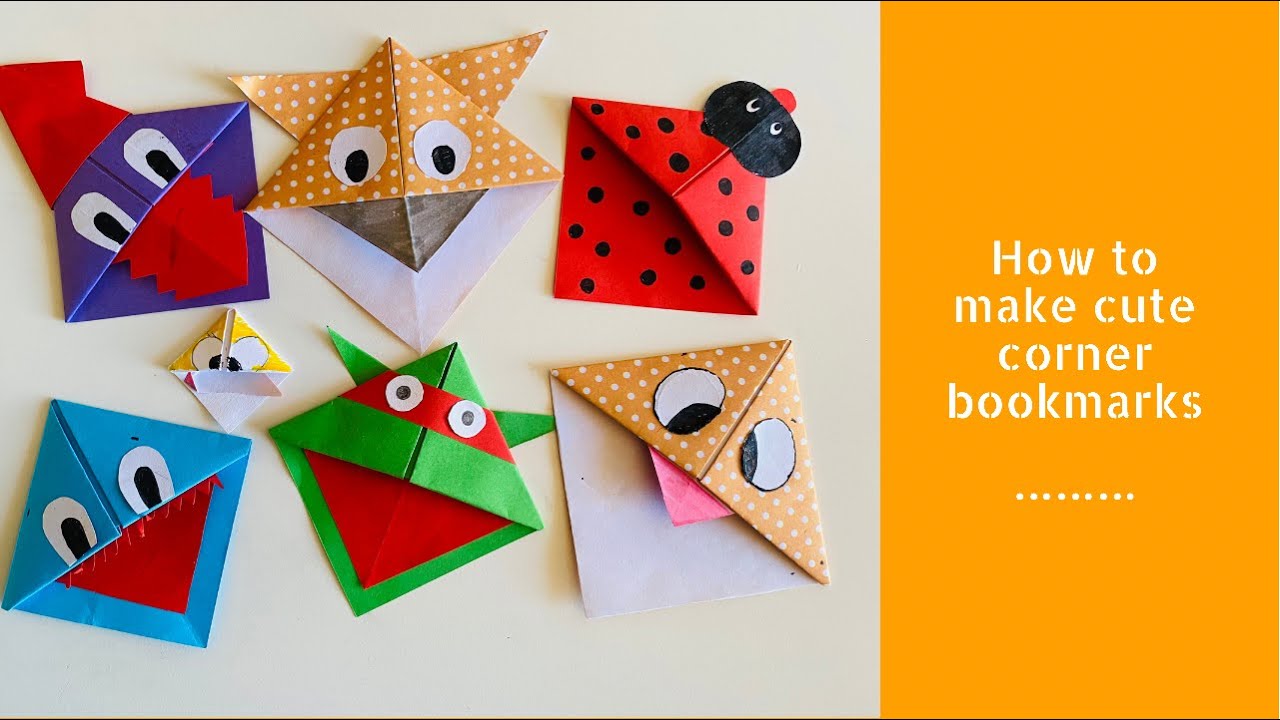 How to make a DIY Corner Bookmark