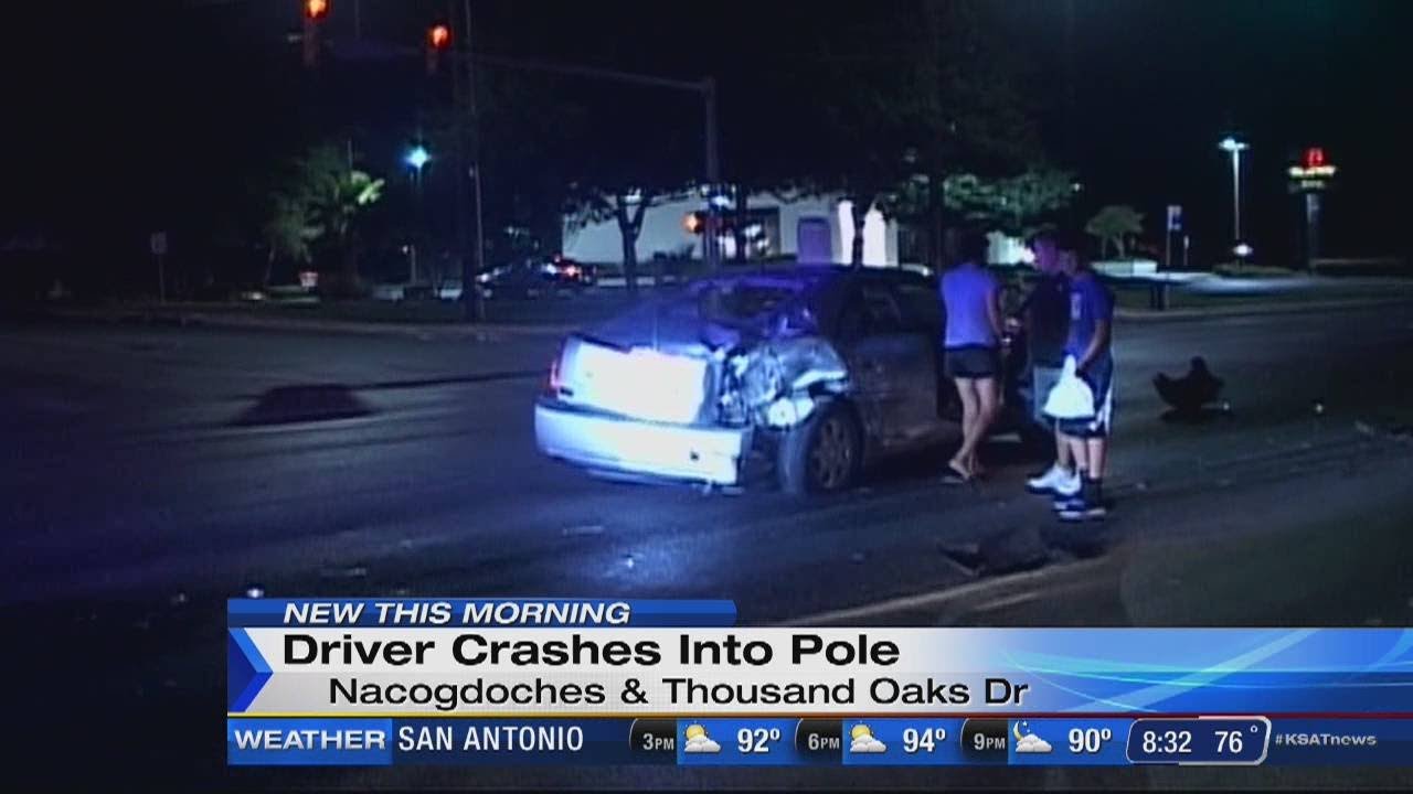 Suspected DWI driver escorted by police to SAMMC