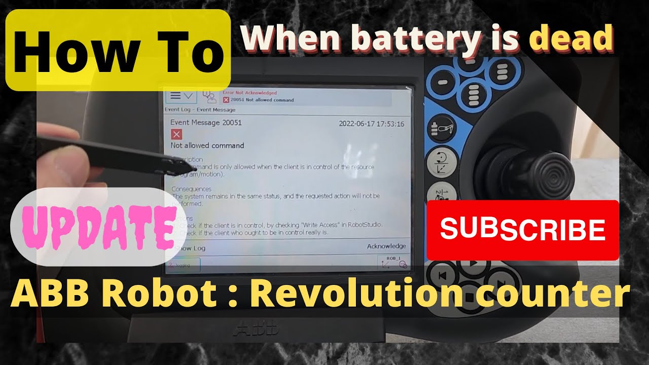 How to setup and initialize ABB industrial robot.