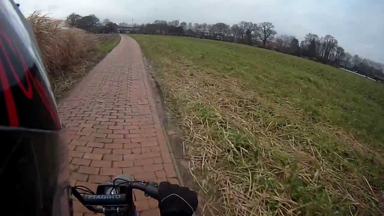 Piaggio Superbravo test fahrt ! #30 kmh + GoPro