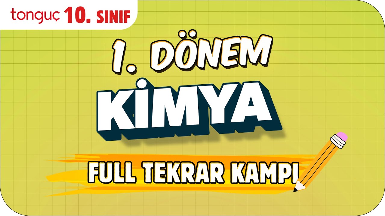 10. Sınıf Kimya 1. Dönem Full Tekrar 🔃 #2026