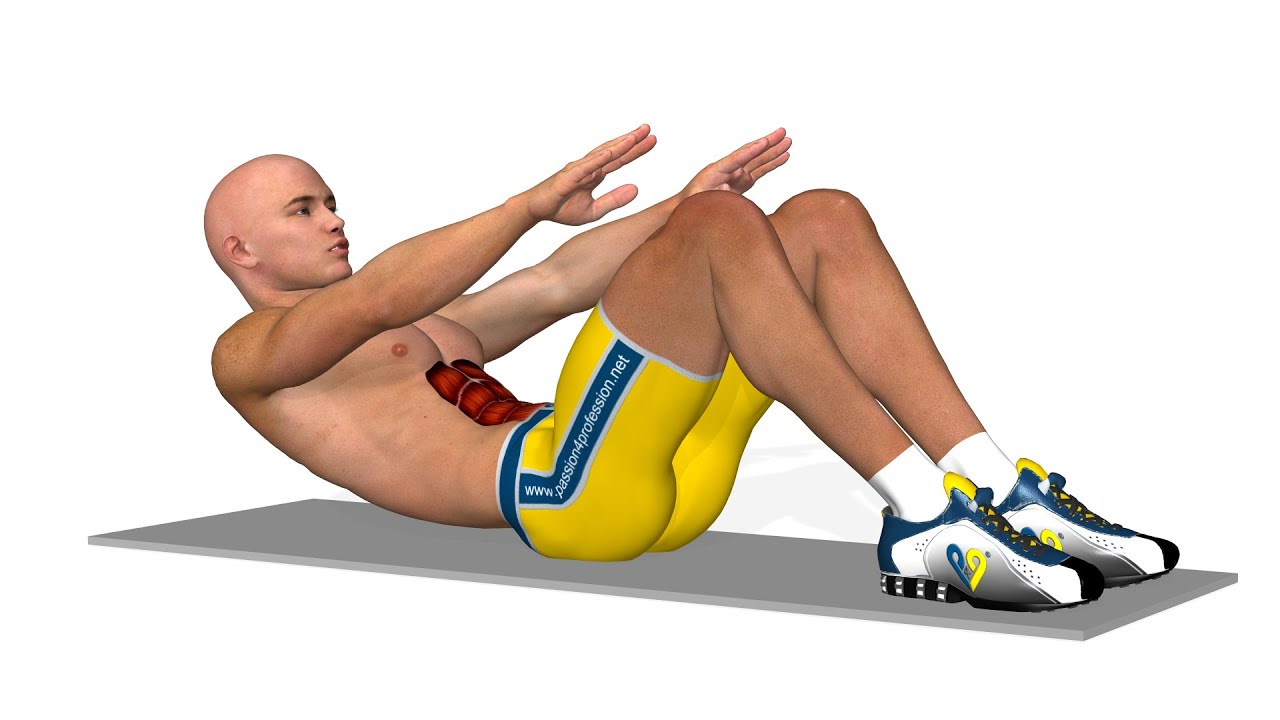 Six Pack Abs: 'Ροκάνισμα' (crunch) κοιλιακών