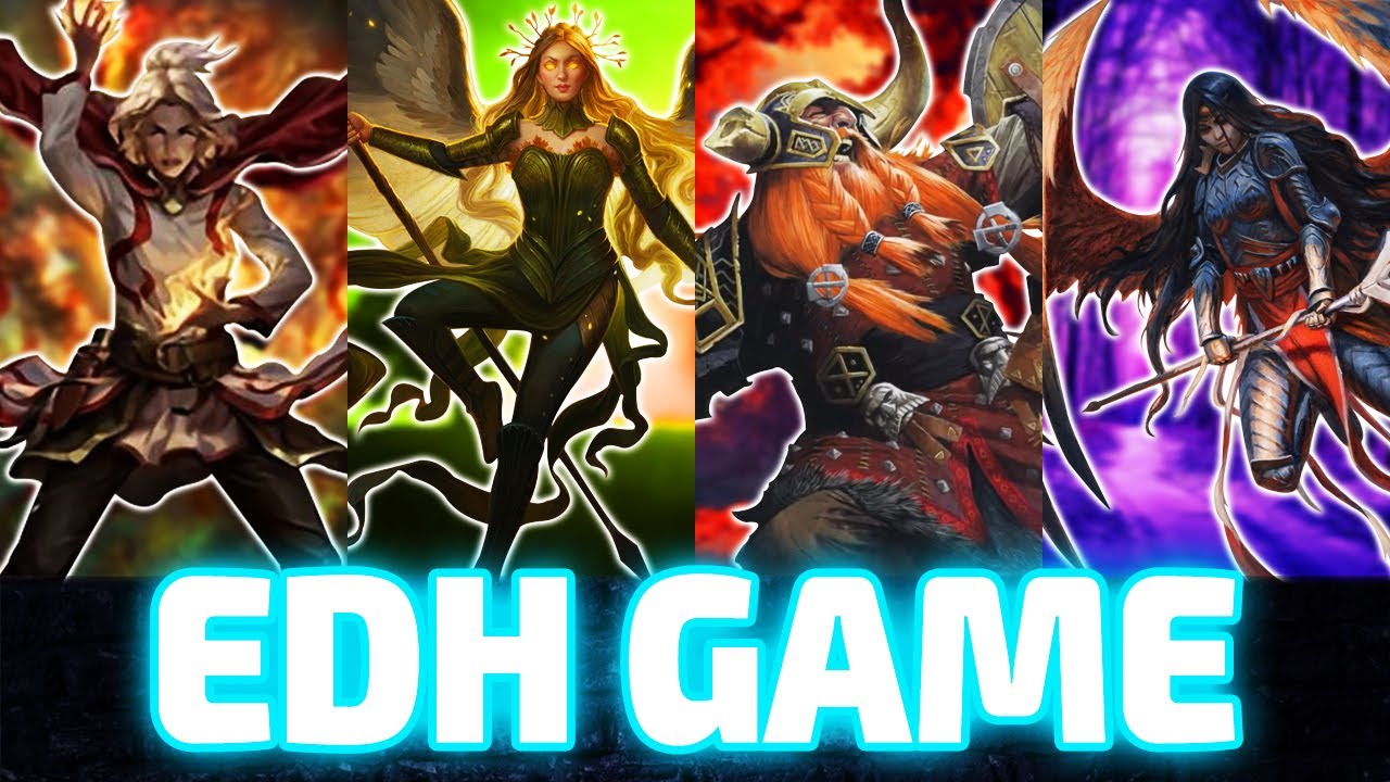 Delina vs Sigarda vs Bruenor vs Liesa [EDH/Commander, Magic The Gathering Gameplay]