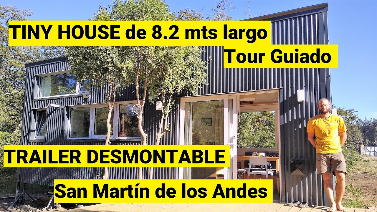 🏠 TINY HOUSE Argentina 8.2 mts con TRAILER DESMONTABLE - San Martín de los Andes - Neuquen