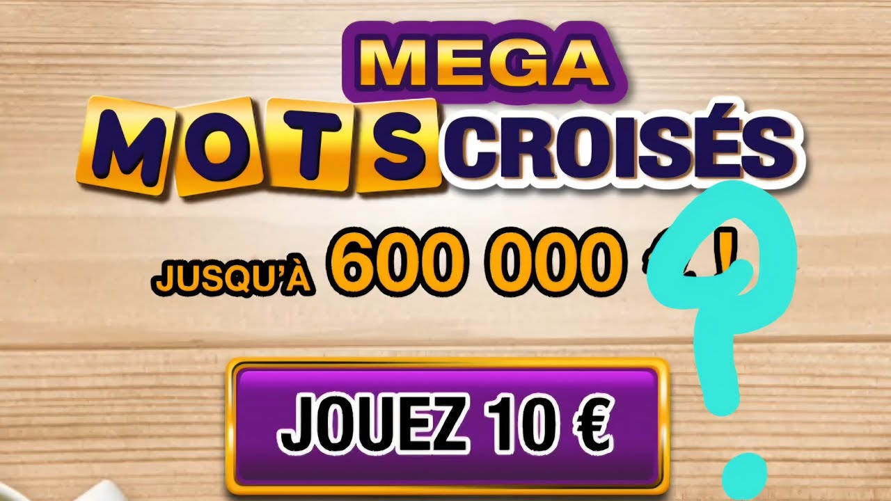 ❤️❤️❤️Mega mots croisés ❤️❤️❤️ #fdj #grattage