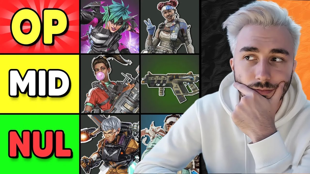 TIER LIST DES ARMES ET DES L&Eacute;GENDES EN SAISON 27 SUR APEX !