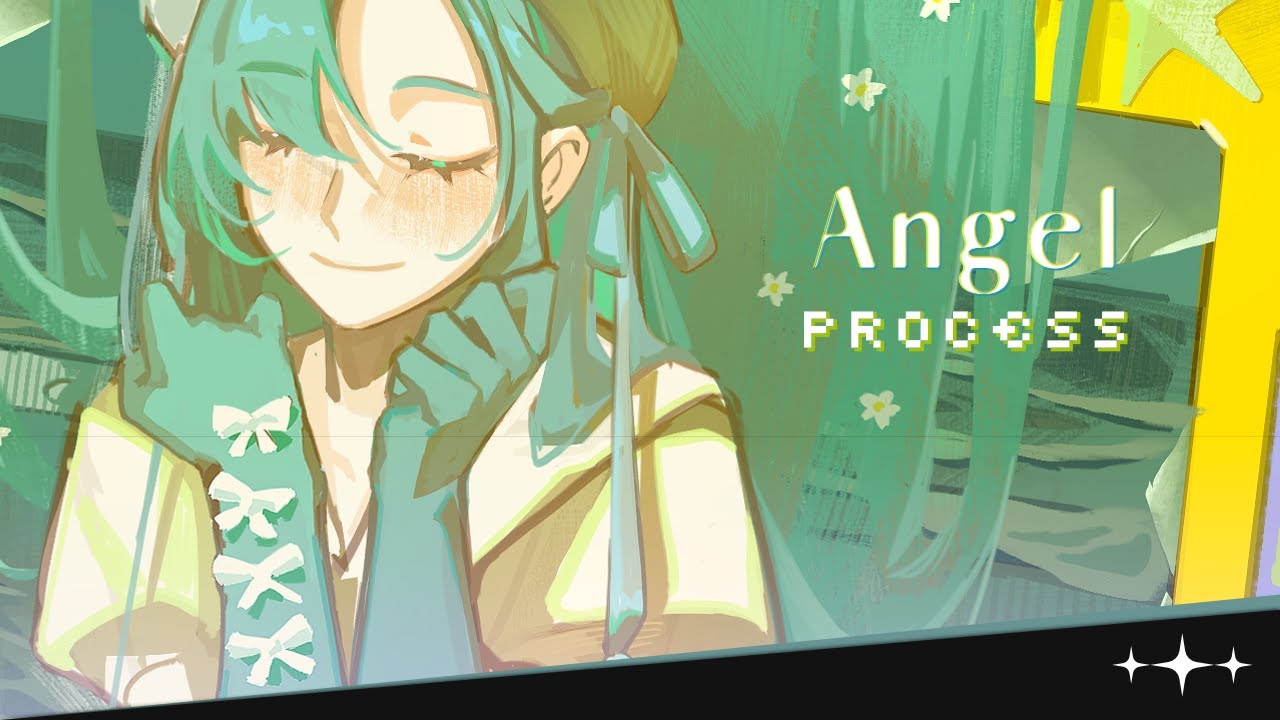 【Process】Angel in a Vending Machine - (OC)