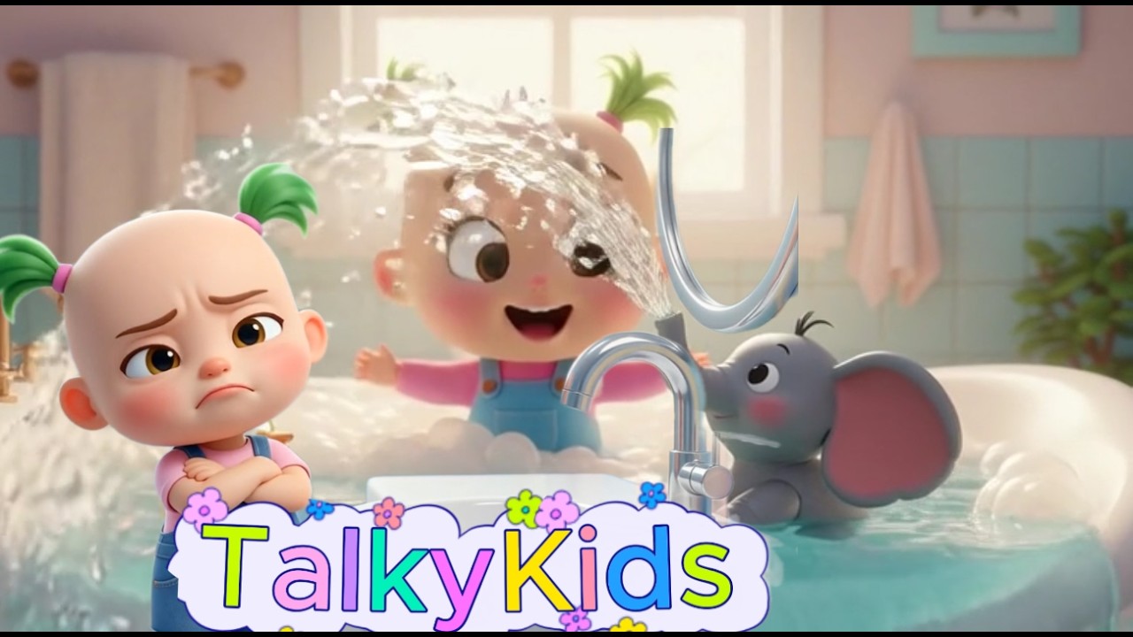 Brushing Teeth ,Bath,Bed,Story| #TalkyKids #learnenglishforkids #Learn & Play-Doh  Nursery Rhymes