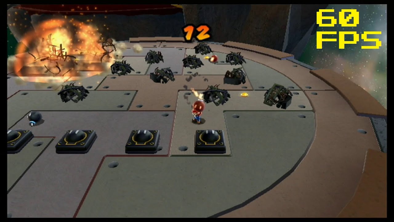 24. [60 FPS] Battlerock's Garbage Dump - Battlerock Galaxy - Super Mario Galaxy