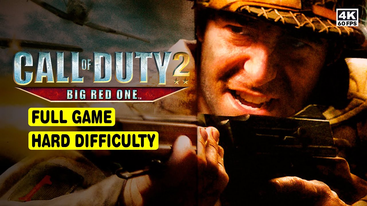 CALL OF DUTY 2: BIG RED ONE • FULL GAME • HARD DIFFICULTY • 4K [DOLPHIN EMULATOR]
